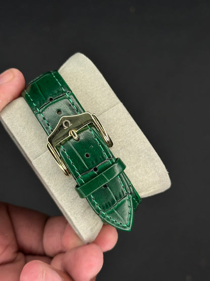 OMG Green Leather Strap