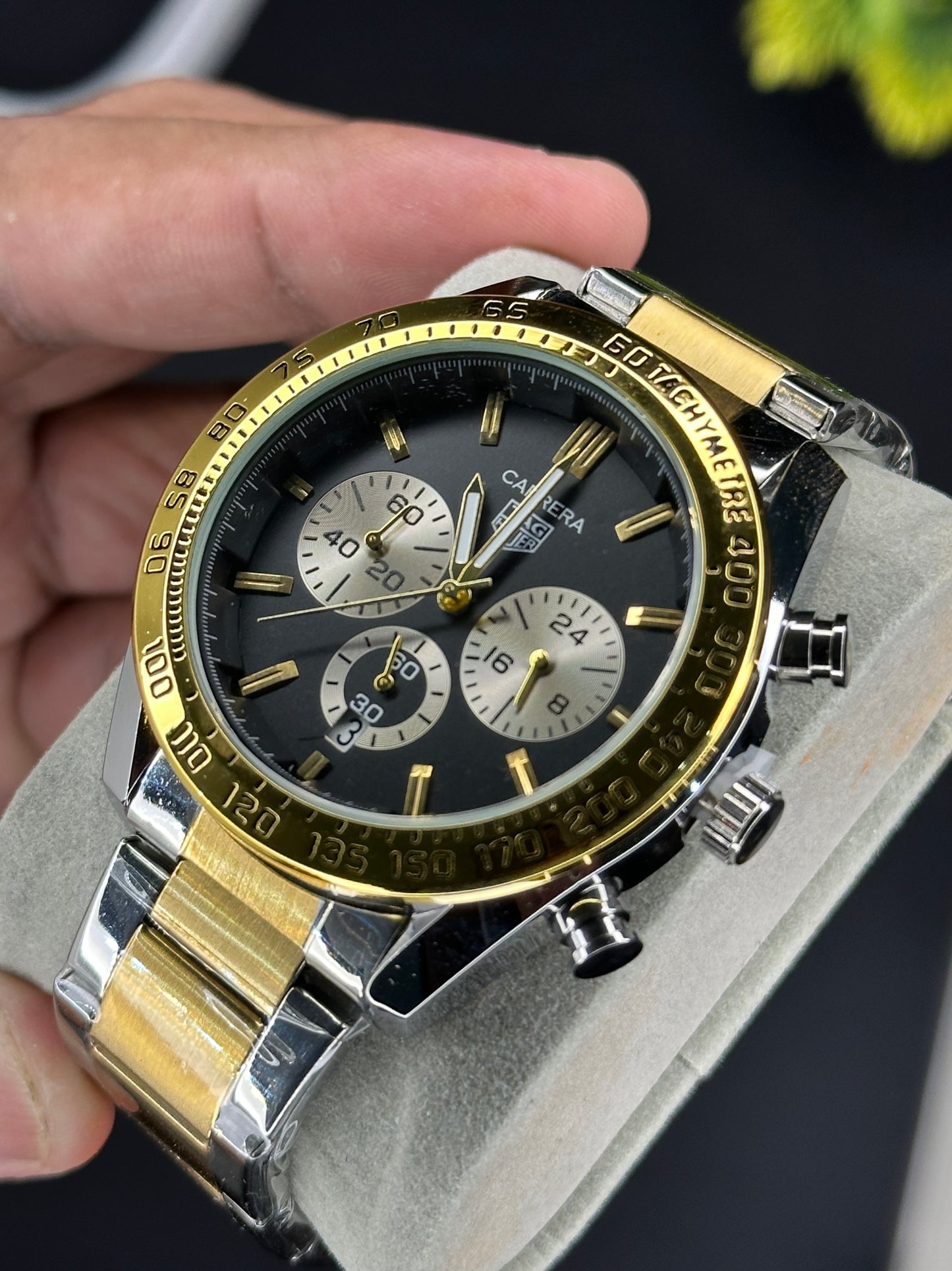 TH Golden silver Chrono